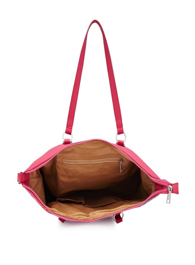 كابريس حقيبة تسوق كابريز سبلاش للنساء (كبيرة، لون فوشيا) - Image 4